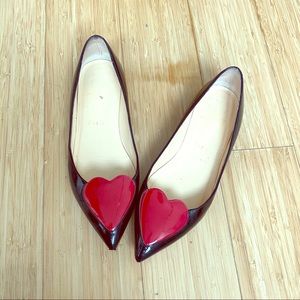 Christian Louboutin heart flat